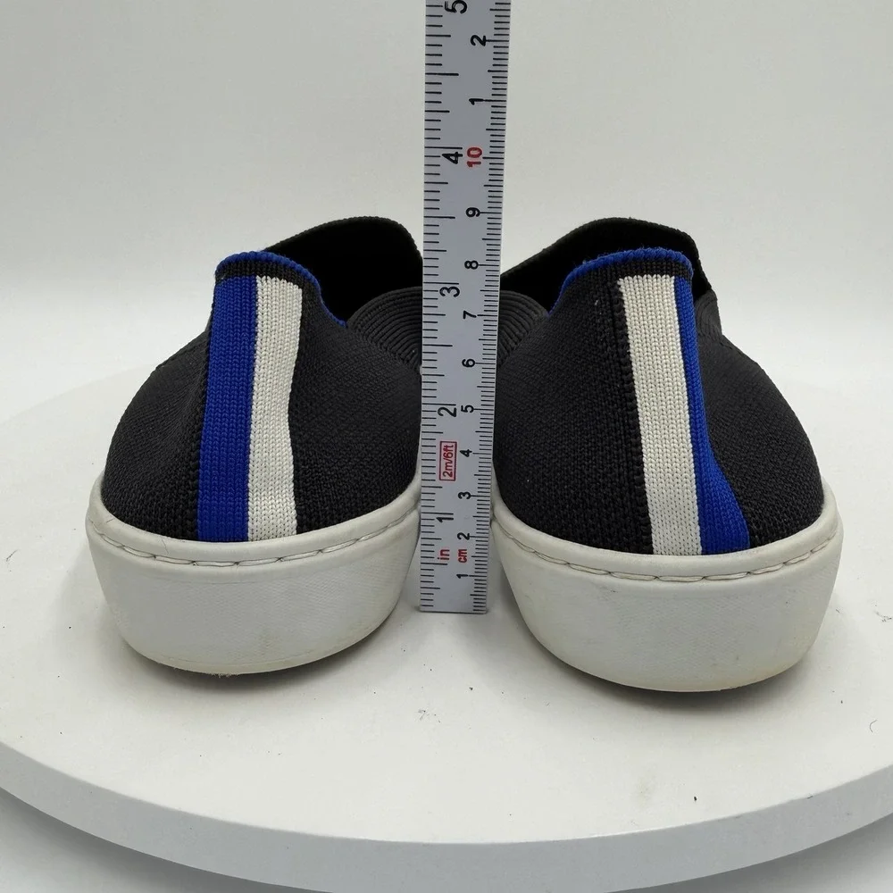Rothy's The‎ Original Women's 8 The City Flat Sneaker Loafer Black Casual Shoes